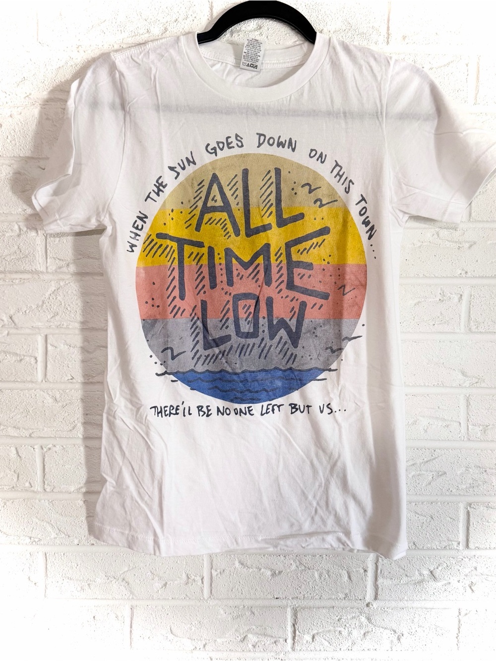 All Time Low Band T-Shirt When The Sun Goes Down Size XS